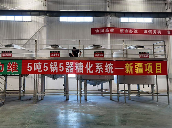 驻马店精酿啤酒设备厂—5吨精酿啤酒设备—新疆项目